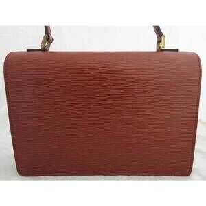 Louis Vuitton brown Epi handbag leather Concorde